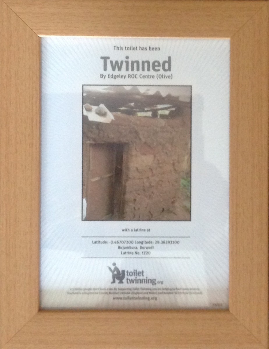 image of toilet twinning certificate